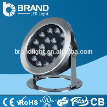 Edelstahl IP68 12V LED Unterwasserlicht 36W, RGB, das LED Unterwasserlicht ändert